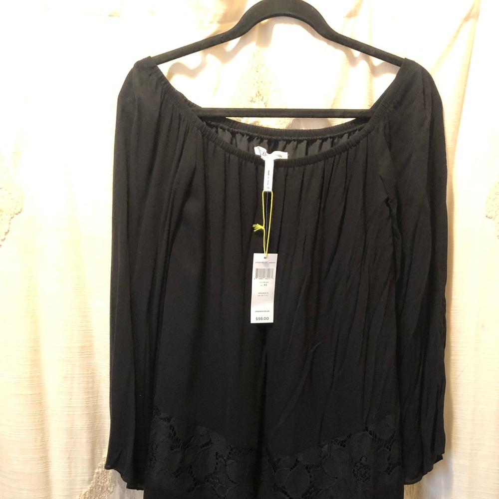 BCBG Generation Black Lace Mini Dress XS NWT